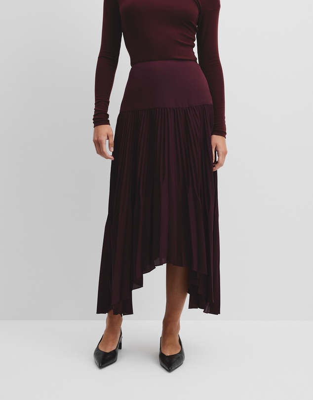 Country Road - Plisse Midi Skirt