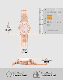 Michael Kors - Billie Rose Gold Analogue Watch