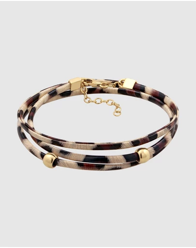 Elli Jewelry - Bracelet Retro Layering Jewellery 925 Sterling Silver Gold-Plated