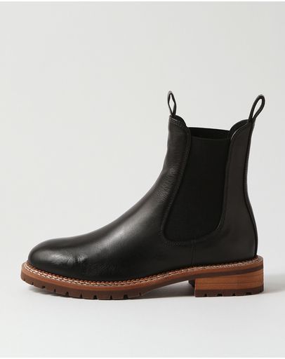 BLACK-NATURAL SOLE