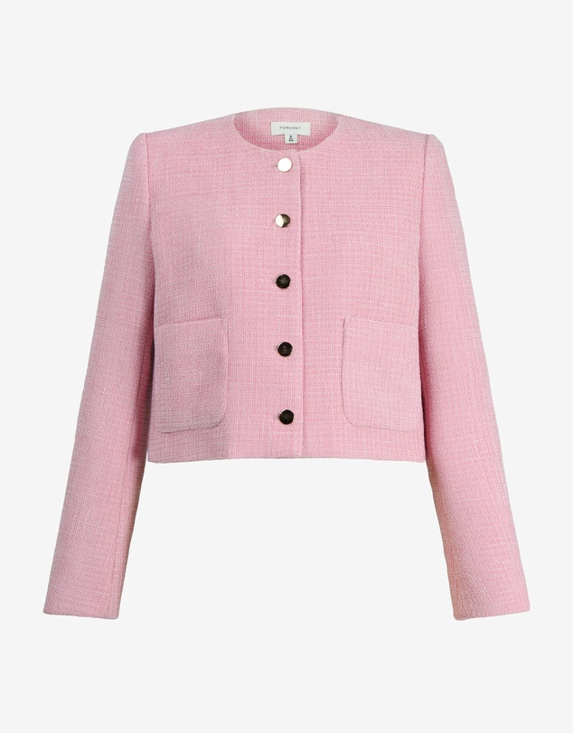 Forcast - Cynthia Crop Tweed Jacket