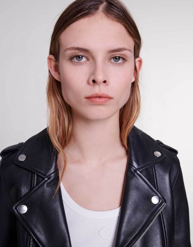 Maje - Basaltm Leather Jacket