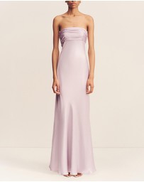 Shona Joy - La Lune Strapless Ruched Bodice Maxi Dress