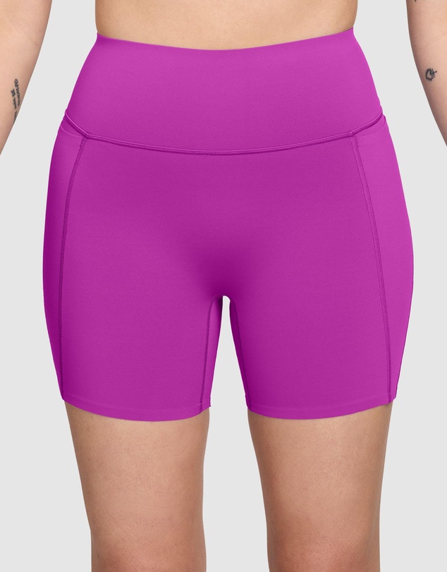 Nike - High-Waisted 5in Biker Shorts with No Front Seam