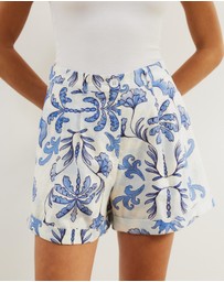 Atmos&Here - Isla Linen Blend Shorts