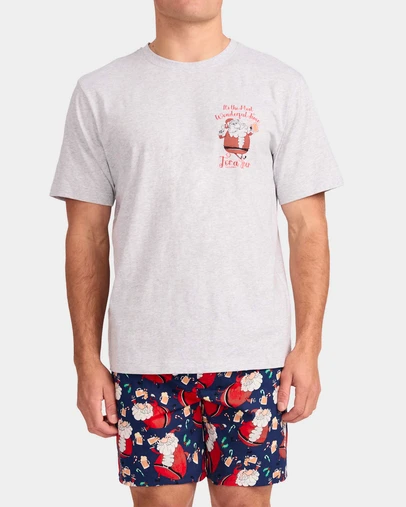 Mitch Dowd - Mitchdowd Soused Santa Cotton Pyjama Set