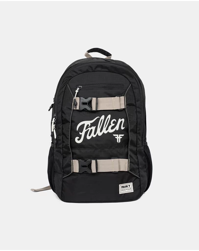 Fallen Footwear - Fallen Footwear Fury Board Nylon Ripstop Backpack 24L Unisex - Black / White
