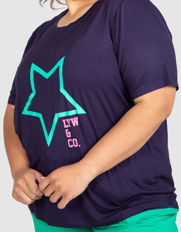 Love Your Wardrobe - LYW & Co Star Print Tee