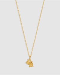 By Charlotte - Lily of the Valley May Birth Flower Necklace