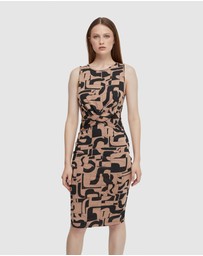 Oxford - Holly Sleeveless Printed Dress