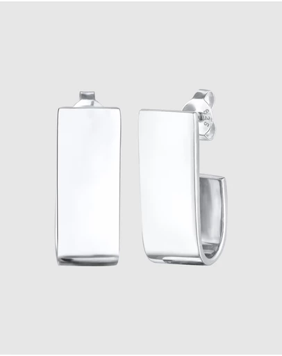 Elli Jewelry - Chunky Stud Earrings in 925 Silver