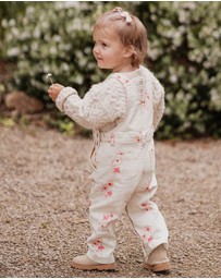 Bebe by Minihaha - Emmy Petal Overalls - Babies