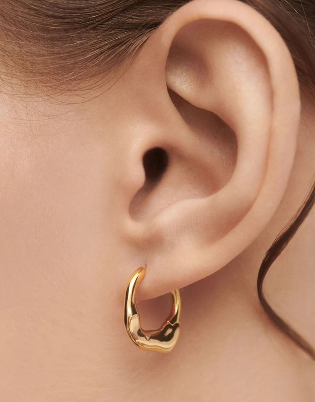 PDPAOLA - Mini Magma Hoop Earrings