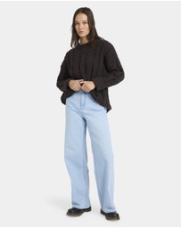Volcom - Womens Cable Cover Crew Neck