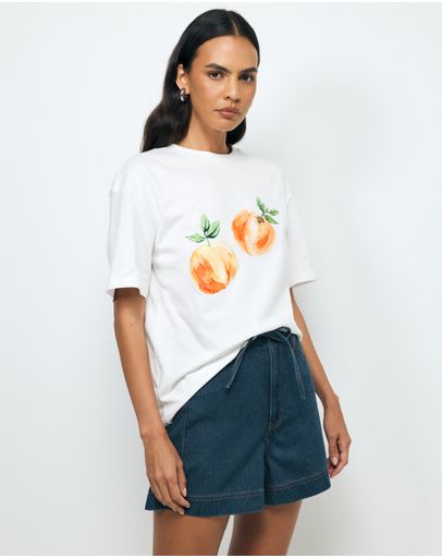 Peach Print