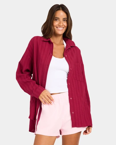 Roxy - Womens Carter Long Sleeve Shirt