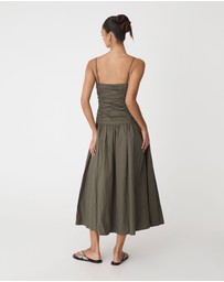 Forcast - Cathy Cotton Modal Midi Dress