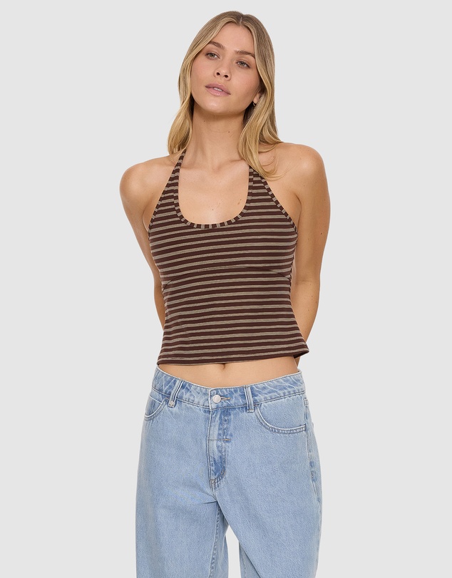 Thrills - Ottoman Halter Top - ICONIC EXCLUSIVE