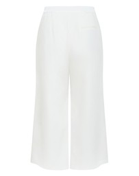 City Chic - Ally Lined Wide Leg Pant - ivory