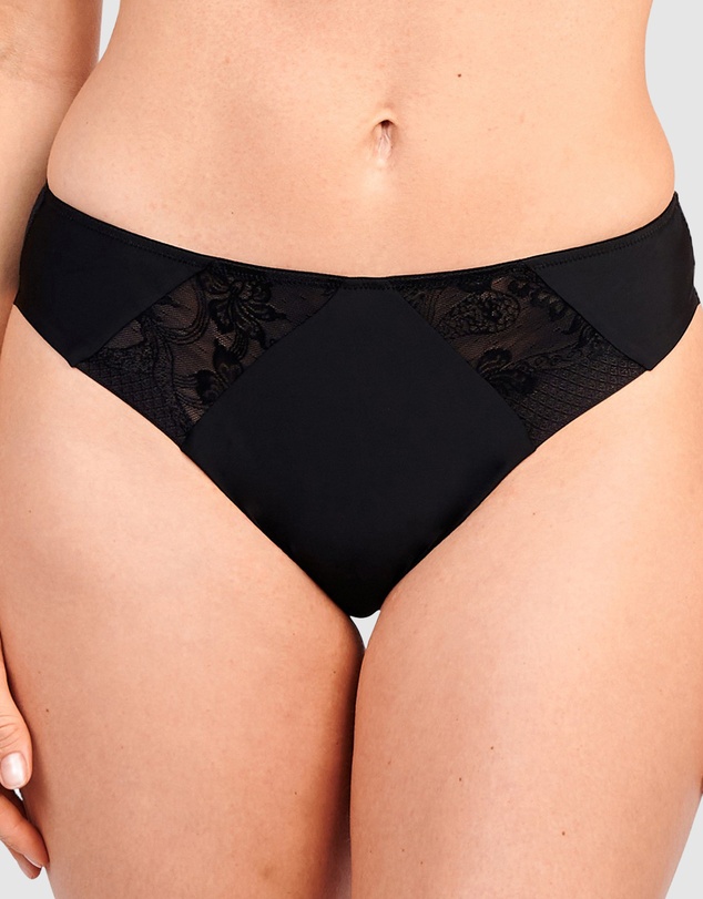 Sans Complexe - Perfect Shape Microfiber & Lace Brief
