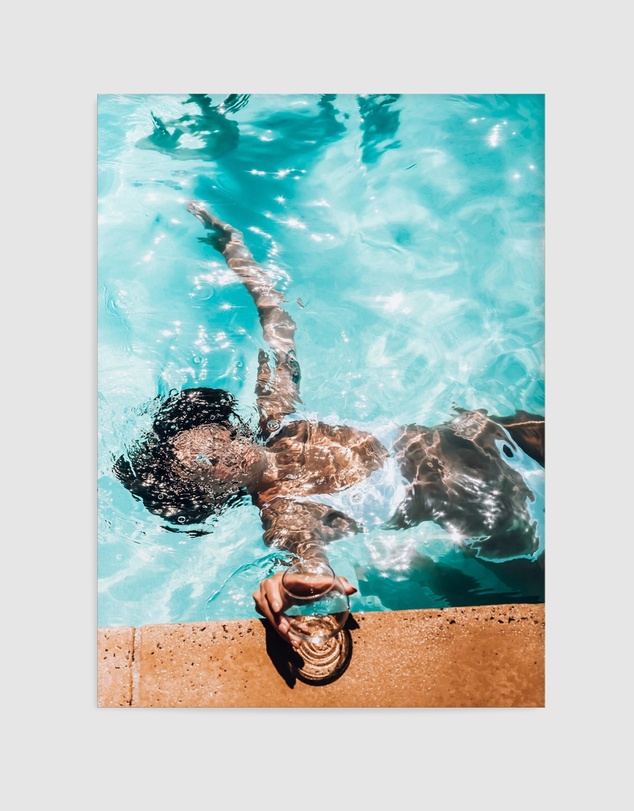 Olive et Oriel - Poolside Bliss Art Print