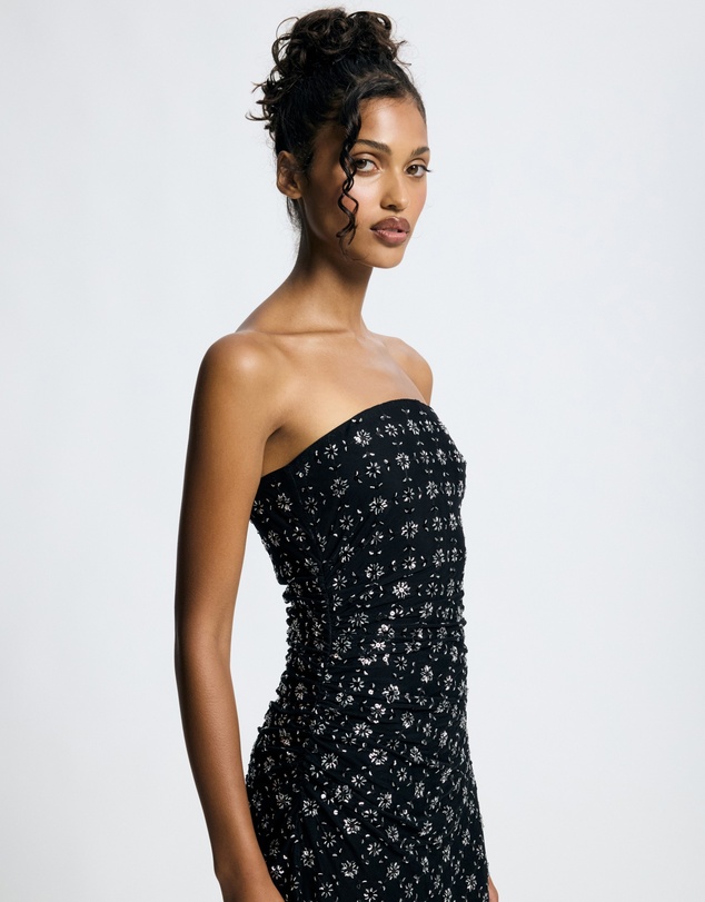 Revibe - Repaired Lover Isadora Strapless Maxi Dress - AU 10