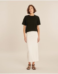 AERE - Column Knit Maxi Skirt