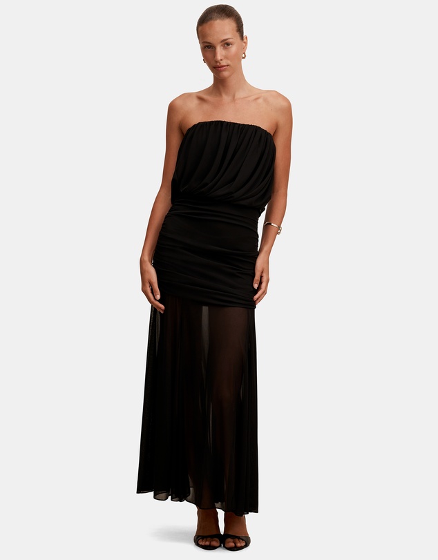 Forever New - Lyra Bandeau Draped Maxi Dress