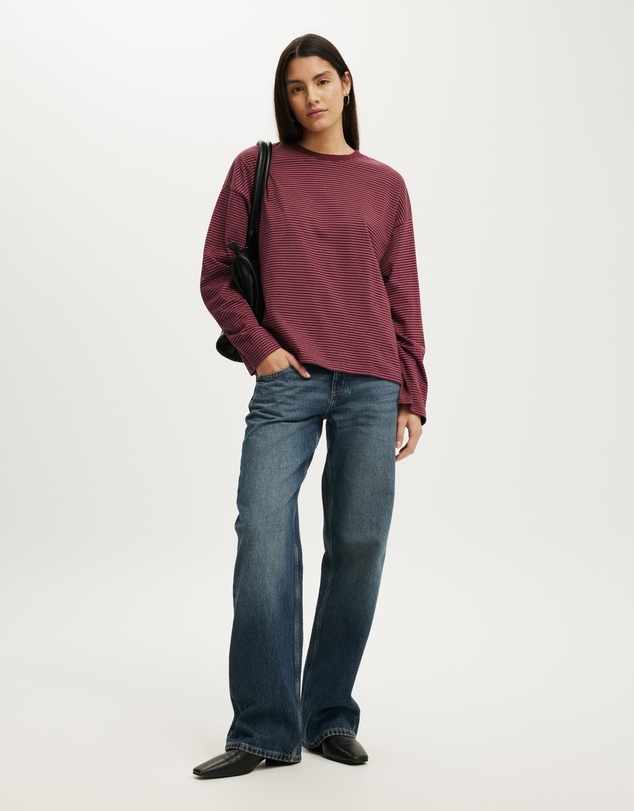 Cotton On - Boxy Long Sleeve Top