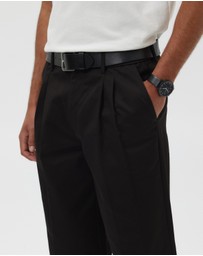 AERE - Twill Wide Leg Pants