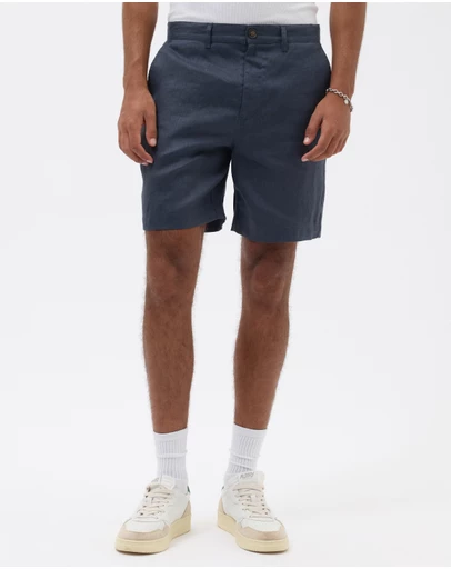 AERE - Tailored Linen Shorts