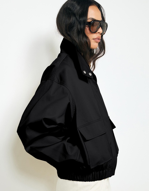 AERE - Ines Funnel Neck Bomber