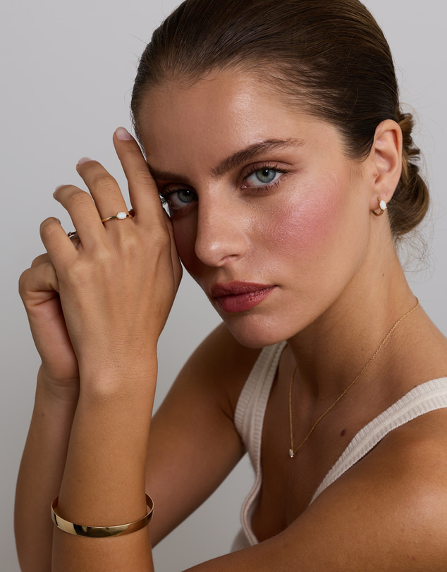 Michael Hill - Australian Opal East-West Ring in 10kt Yellow Gold