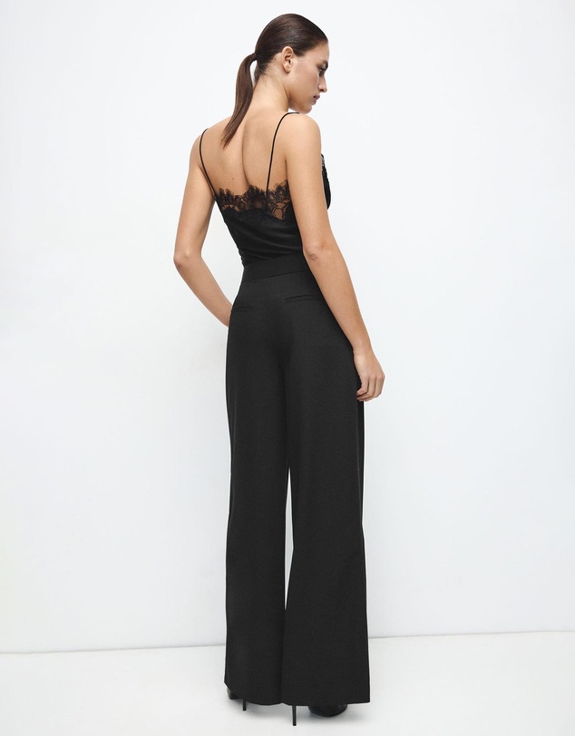 M.N.G - Pleated Wide Leg Trousers