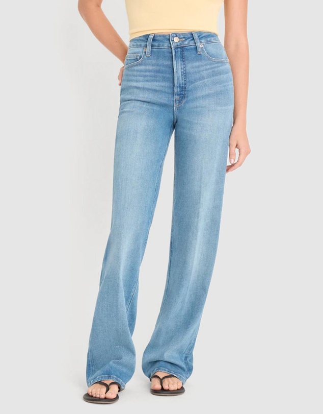 Good American - Soft Tech Good Legs Straight Jeans