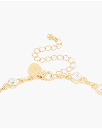 Lovisa - Gold Plated Diamante Circles Necklace