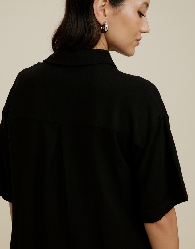 The Fated - Finesse Relaxed Shirt Dress