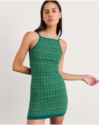 Jag - Kelly Contrast Knit Mini Dress