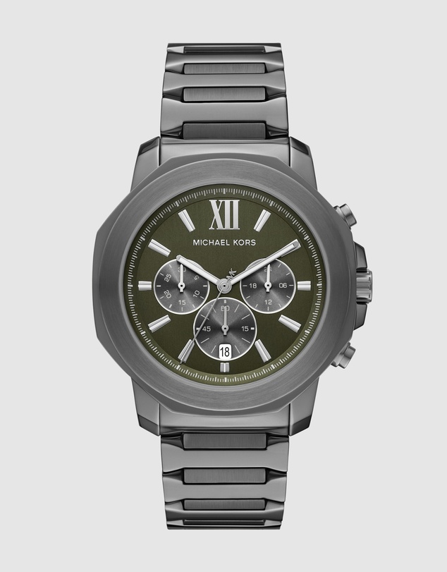 Michael Kors - Prescott Gunmetal Chronograph Watch