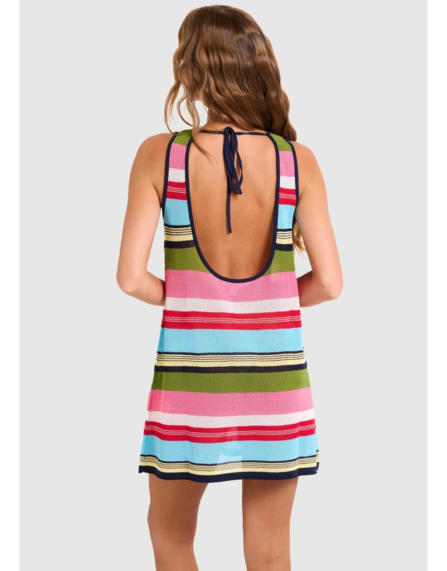 Subtitled - Alicante Stripes Knit Mini Dress