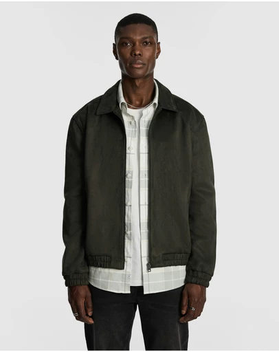 yd. - Stratton Faux Suede Jacket