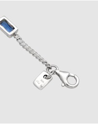 Kuzzoi - ICONIC EXCLUSIVE - Bracelet Male Rectangle Blue Sapphire 925 Sterling Silver