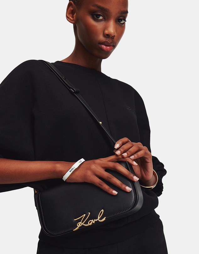 Karl Lagerfeld - Signature Two-Way Crossbody Bag