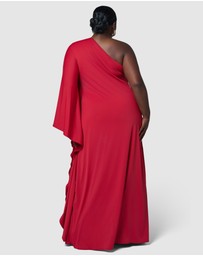Pink Dusk by Curve Project - Angel Maxi Dress