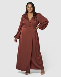 Pink Dusk by Curve Project - Crazy In Love Maxi Dress