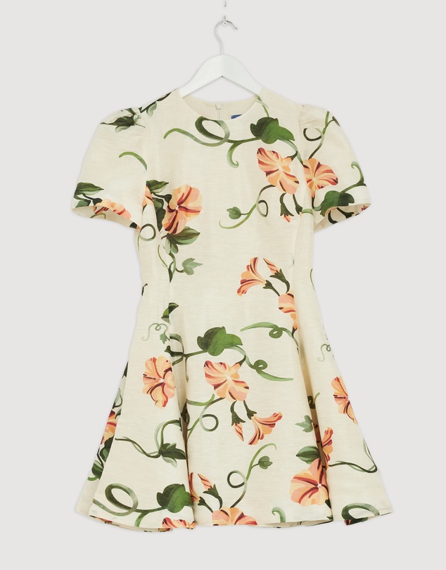 Revibe - Repaired LEO LIN Elyse Short Sleeve Mini Dress - AU 10