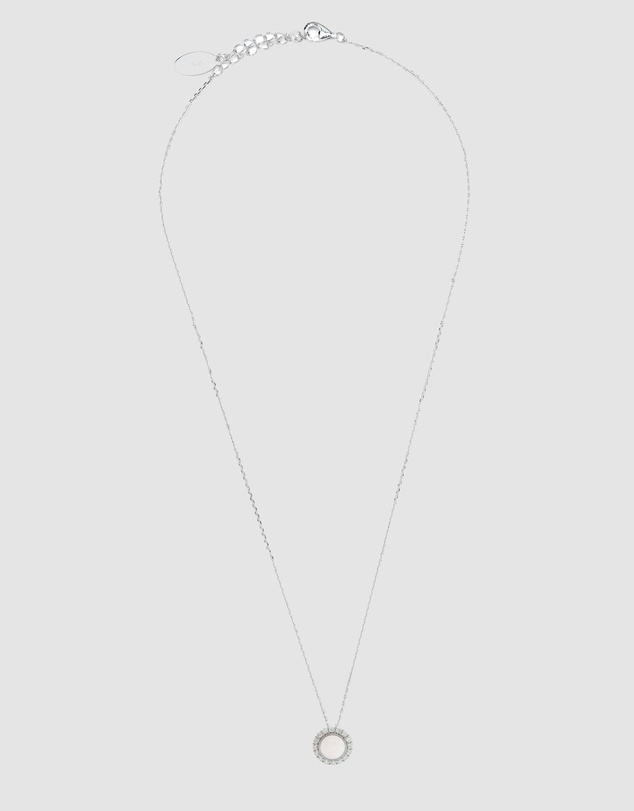 Georgini - Georgini Opal Glow Marrinawi White Created Opal Silver Pendant