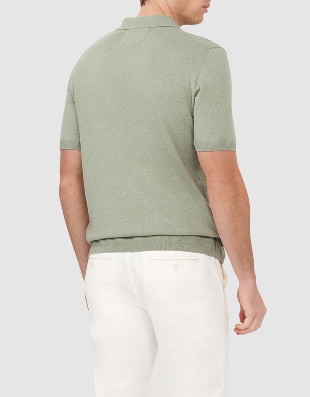 Van Heusen - Cotton Silk Knitted Polo