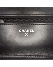 Pre-Loved by Azura Reborn - Pre-Loved Chevron Lambskin Boy Wallet on Chain