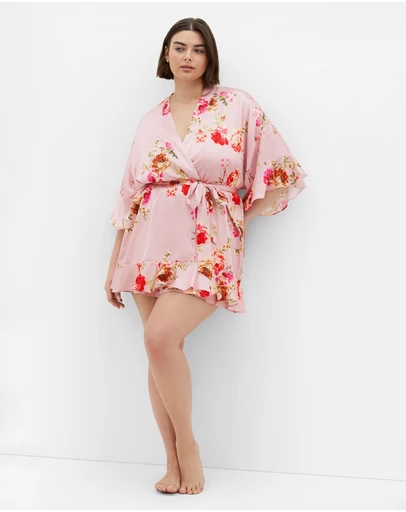 City Chic - Arcadia Short Kimono